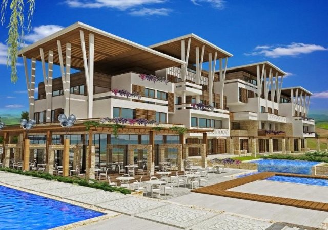 Квартиры в VIP комплексе закрытого типа Apolonia-Resort с частным пляжем на самом берегу моря г.Созополь, Болгария