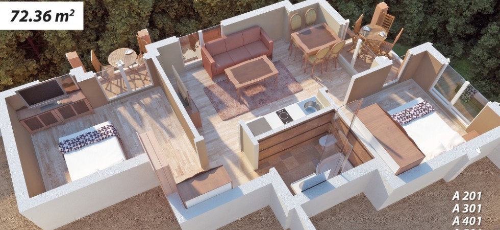 Квартиры в комплексе Riviera Garden в Равде, Болгария