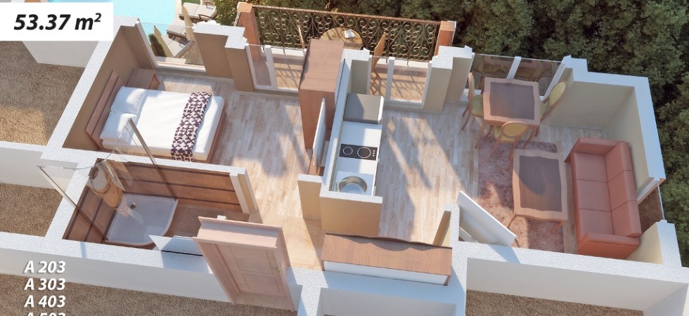 Квартиры в комплексе Riviera Garden в Равде, Болгария