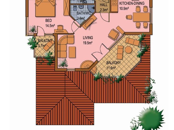 дом - Blue Bay Villa- Рада12